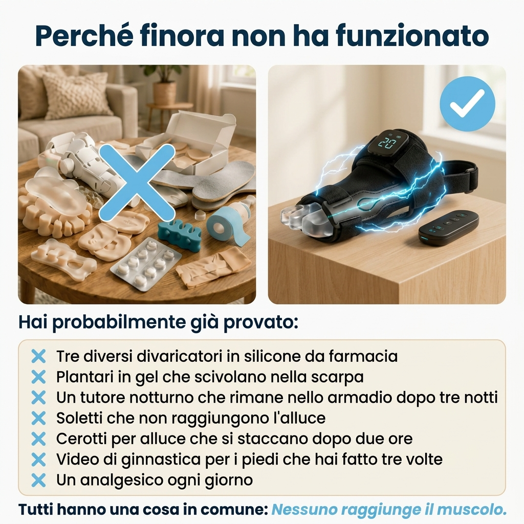 Velectic™  Tutore EMS per Alluce Valgo