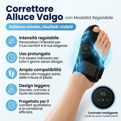 Velectic™  Tutore EMS per Alluce Valgo